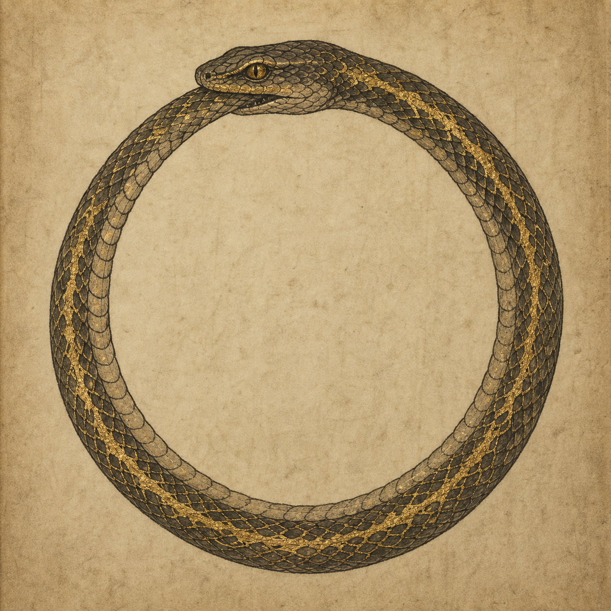 ouroboros · ink & gold