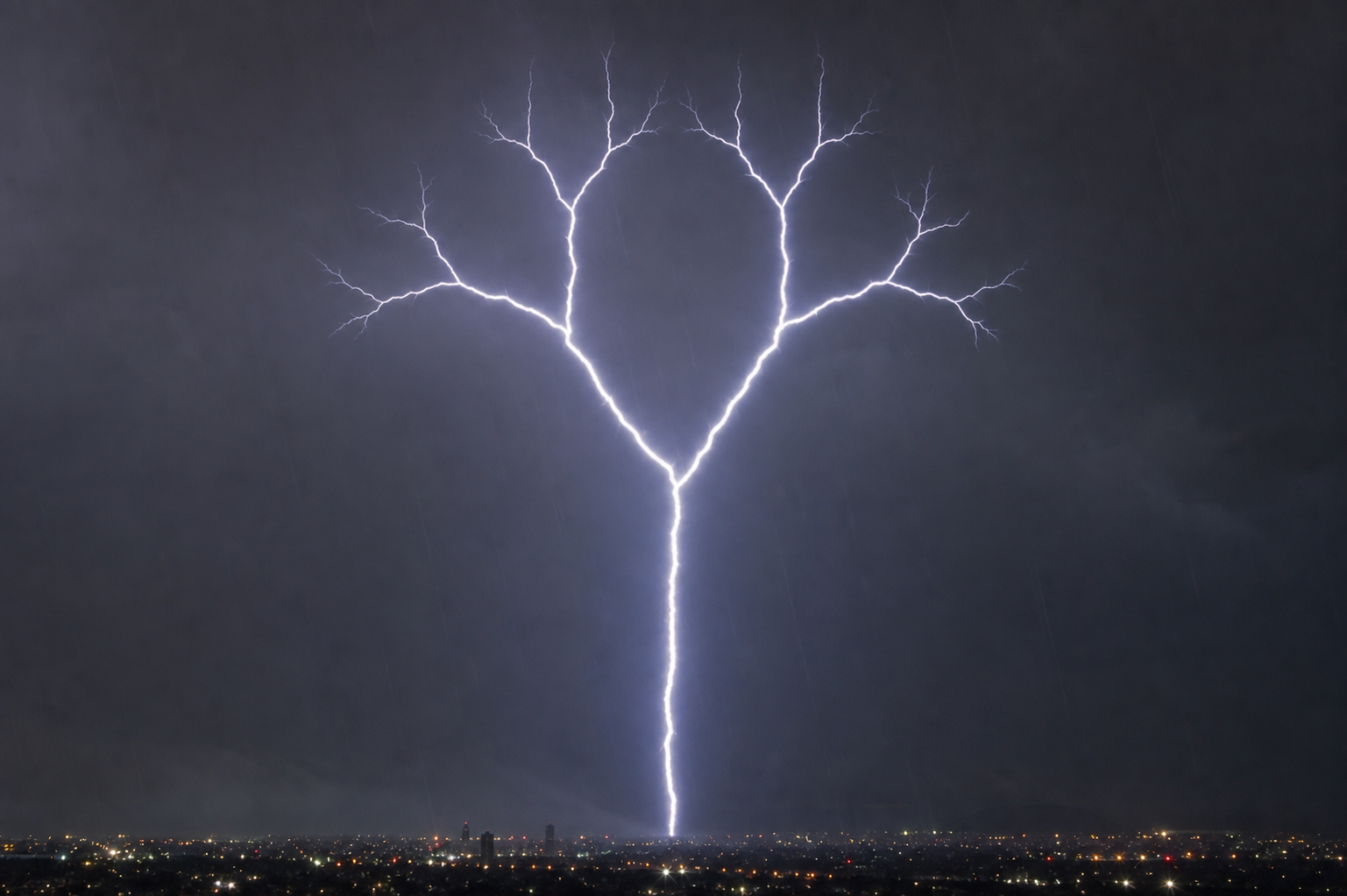 lightning · long exposure